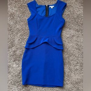 Charlotte Russe Business Casual Royal Blue Dress